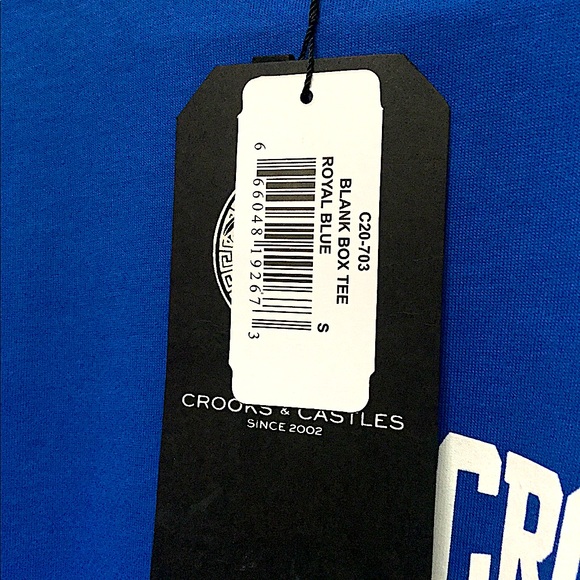 Crooks & Castles Classic Royal Crewneck Tee Shirt - Picture 16 of 16